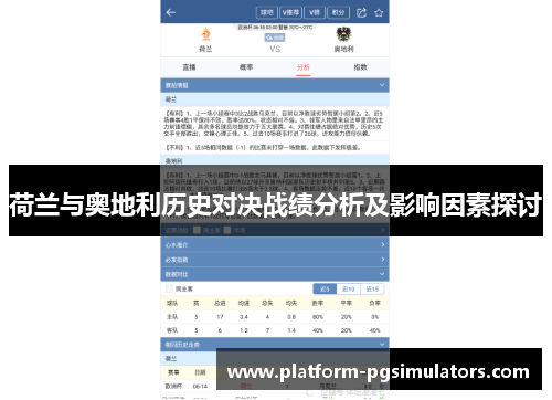 荷兰与奥地利历史对决战绩分析及影响因素探讨